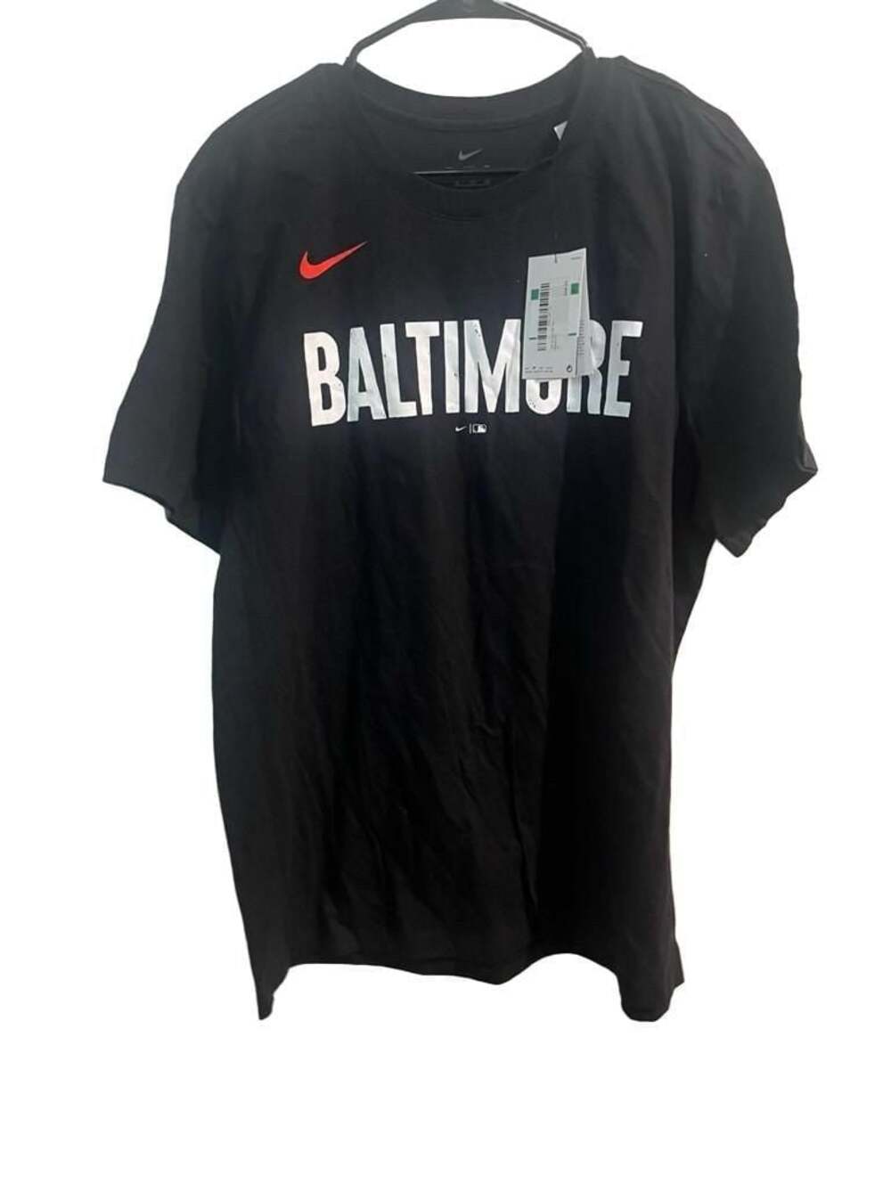 Nike Baltimore Orioles John Means 47 City Connect Black T-Shirt Mens XL NWT